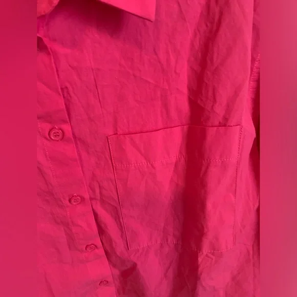 NWOT- Hot Pink Matching Shirt and Shorts Set - Picture 7 of 11